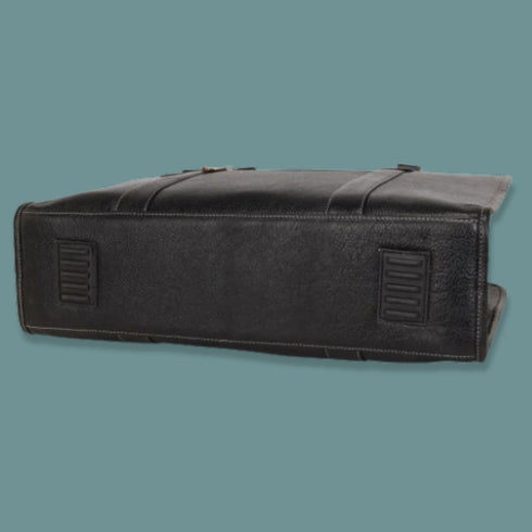 Daksh Genuine Leather Briefcase Laptop Bag Mozri